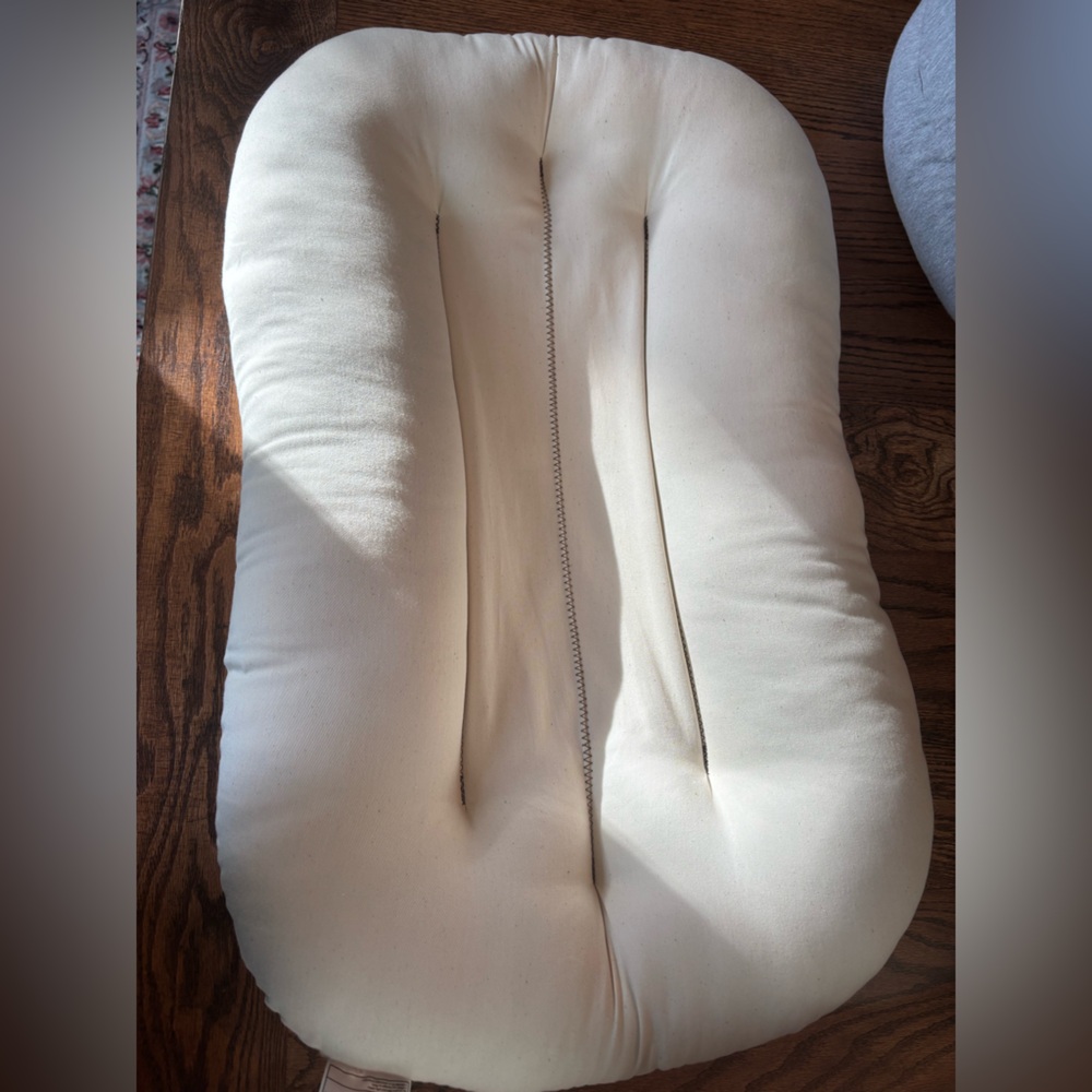 snuggleme organic infant lounger & moss cover